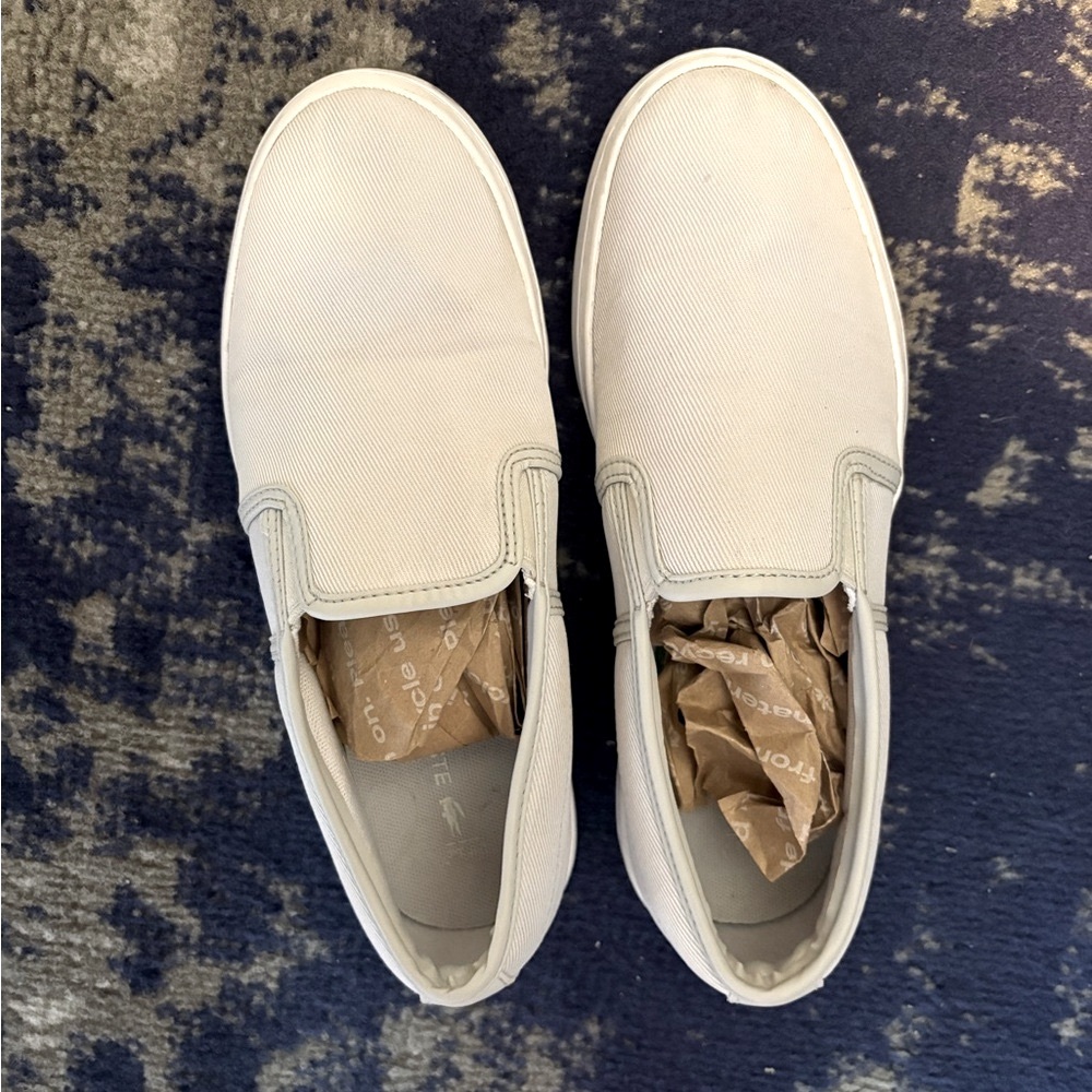 Lacoste Slip-On Canvas Sneakers Slides